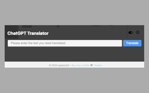 image for ChatGPT Translator