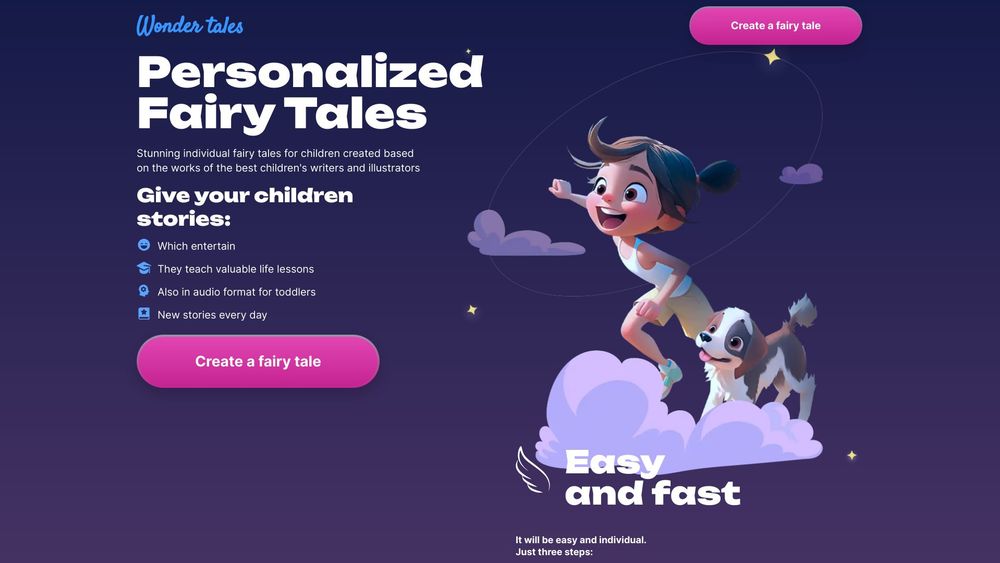 image for WonderTales -- bedtime story generator
