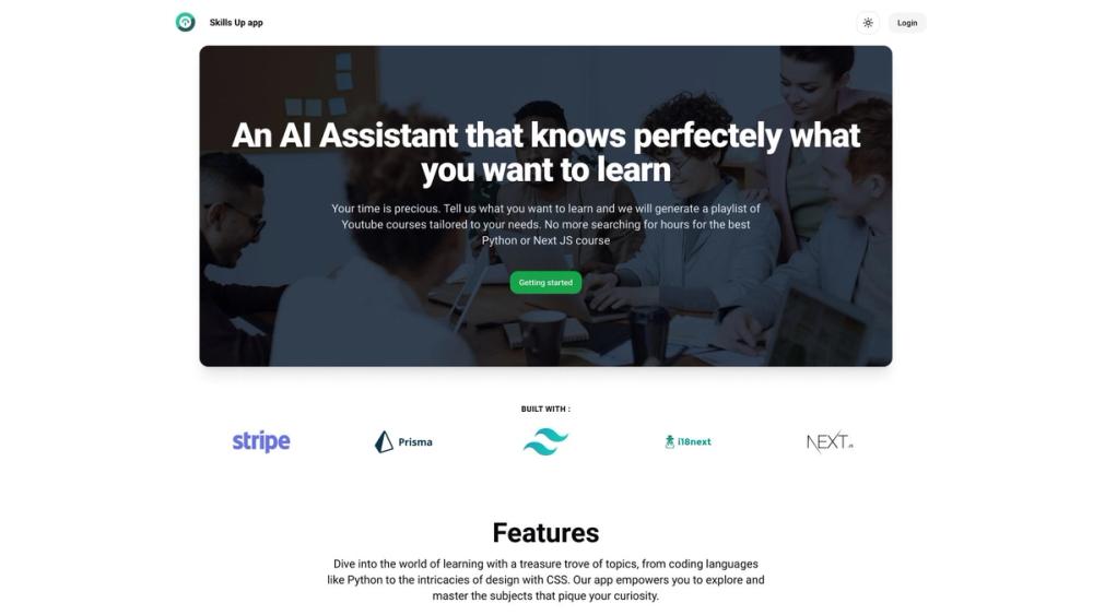 image for Skills Up : Your AI learning buddy