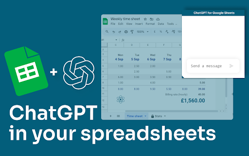 image for ChatGPT Sheets – Use ChatGPT for Sheets