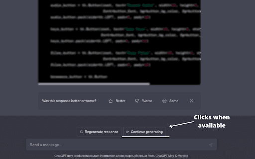 image for ChatGPT Auto-Continue & Token Tracker
