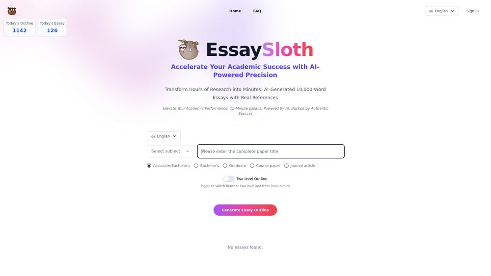 image for EssaySloth