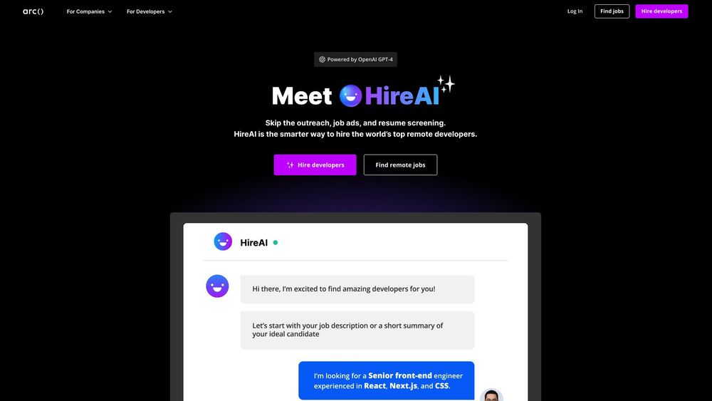 image for HireAI: AI Recruiter by Arc