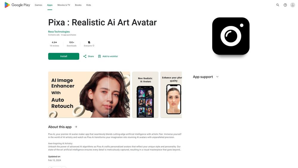 image for Pixa Ai : Realistic AI Art Avatar Maker