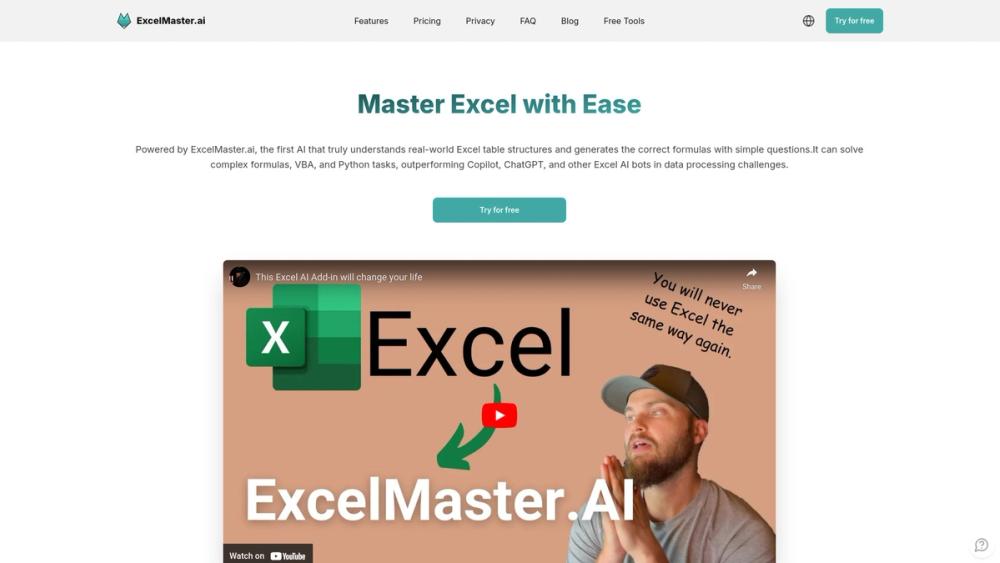 image for ExcelMaster.ai