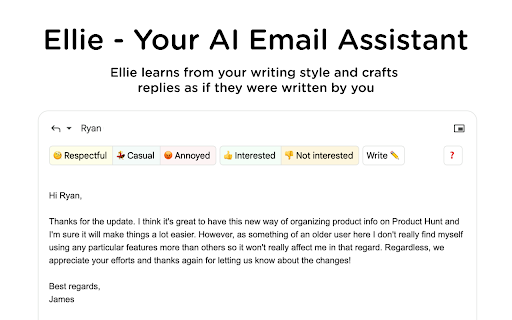 image for Ellie: Your Professional AI Email Assistant