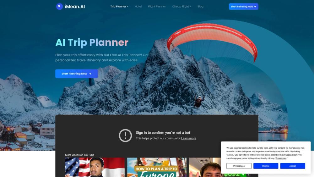 image for iMean – AI Travel Planner
