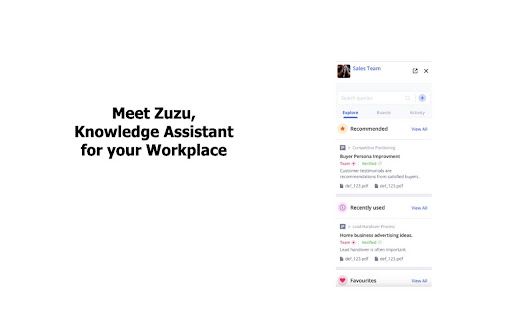 image for Zuzu AI Knowledge Assistant for Chrome