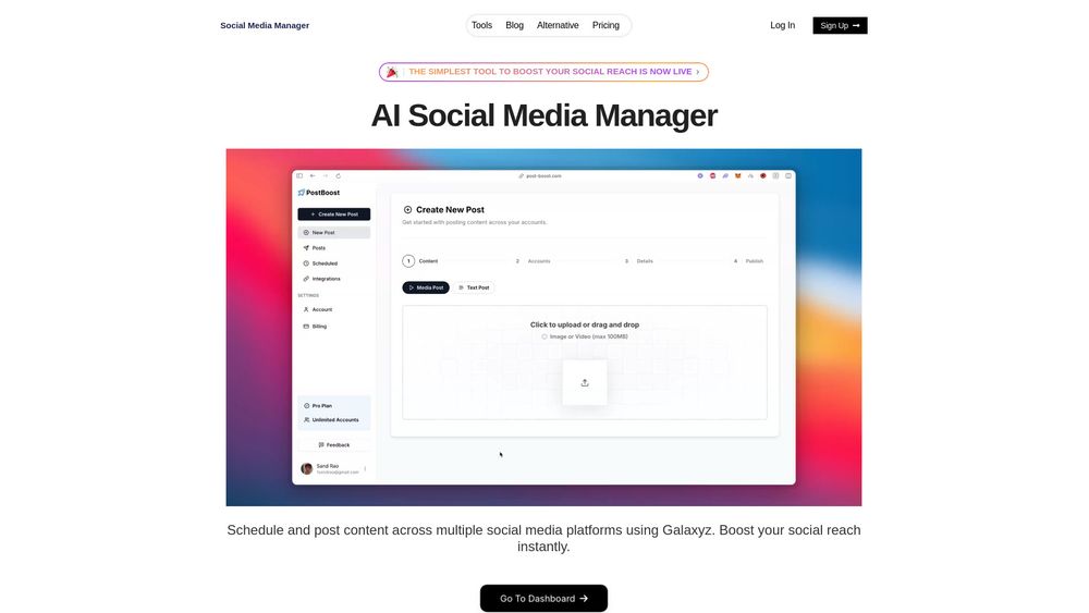 image for AI Social Media Manager