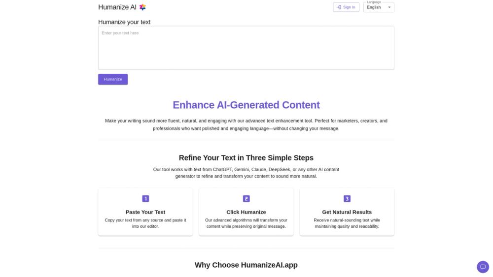 image for Humanize AI (HumanizeAI.app)