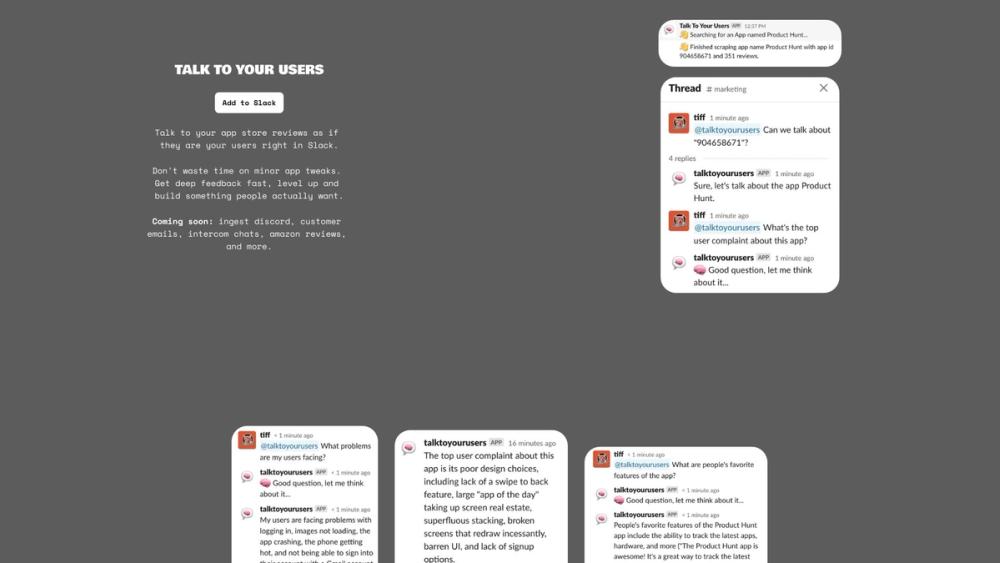 image for Talk To Your Users