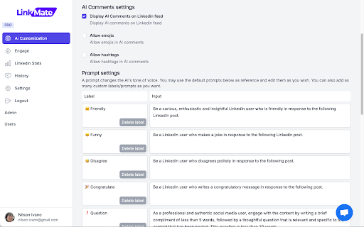 image for LinkMate - ChatGPT for LinkedIn™