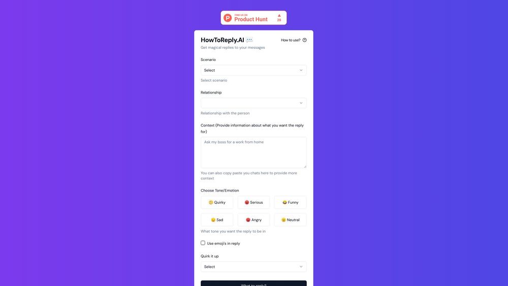 image for HowToReply.AI