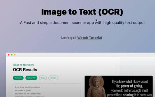 image for Image to Text (OCR)