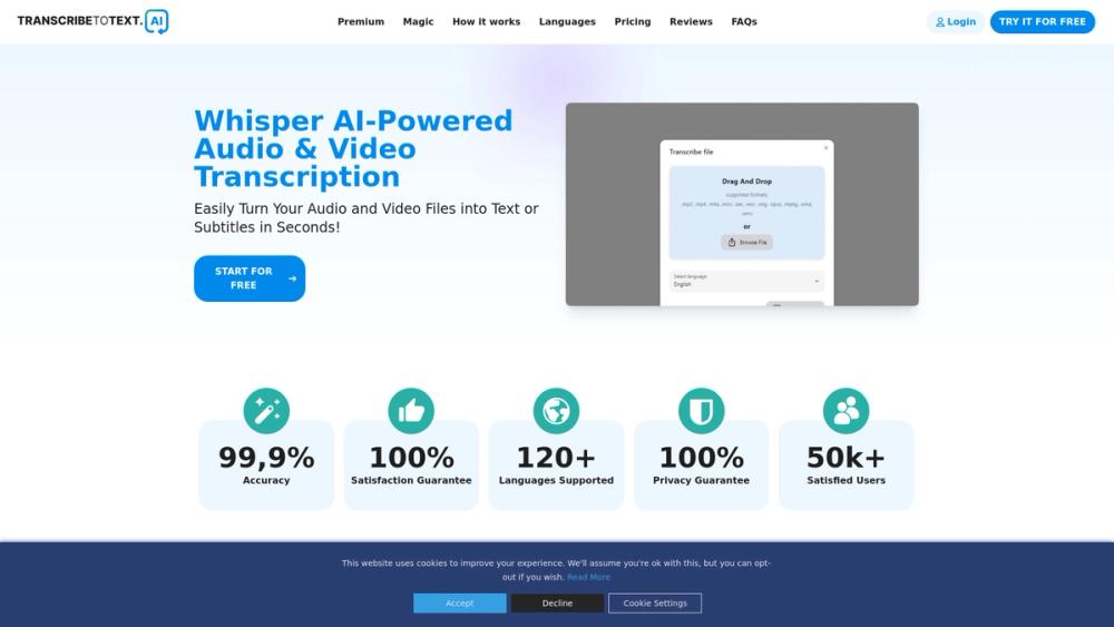 image for TranscribetoText.AI
