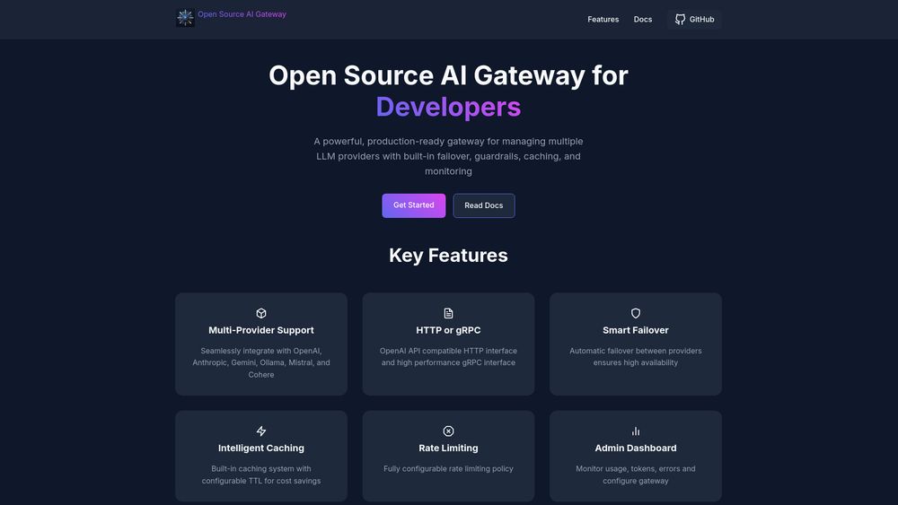 image for Open Source AI Gateway