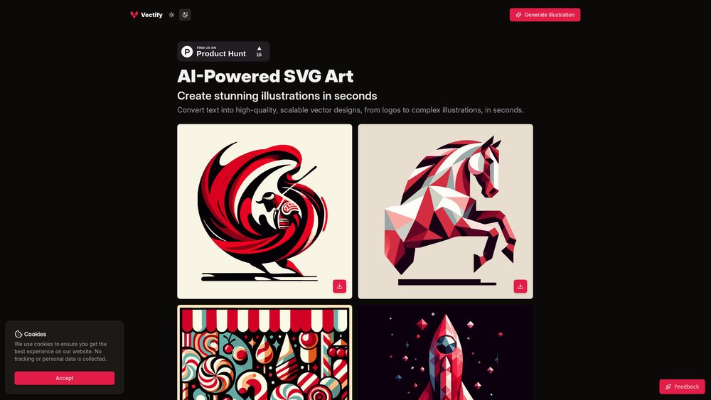 image for Vectify- AI-Powered SVG Art