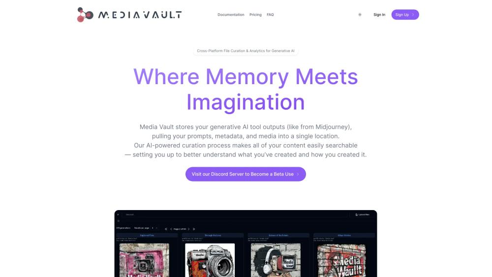 image for Media Vault AI