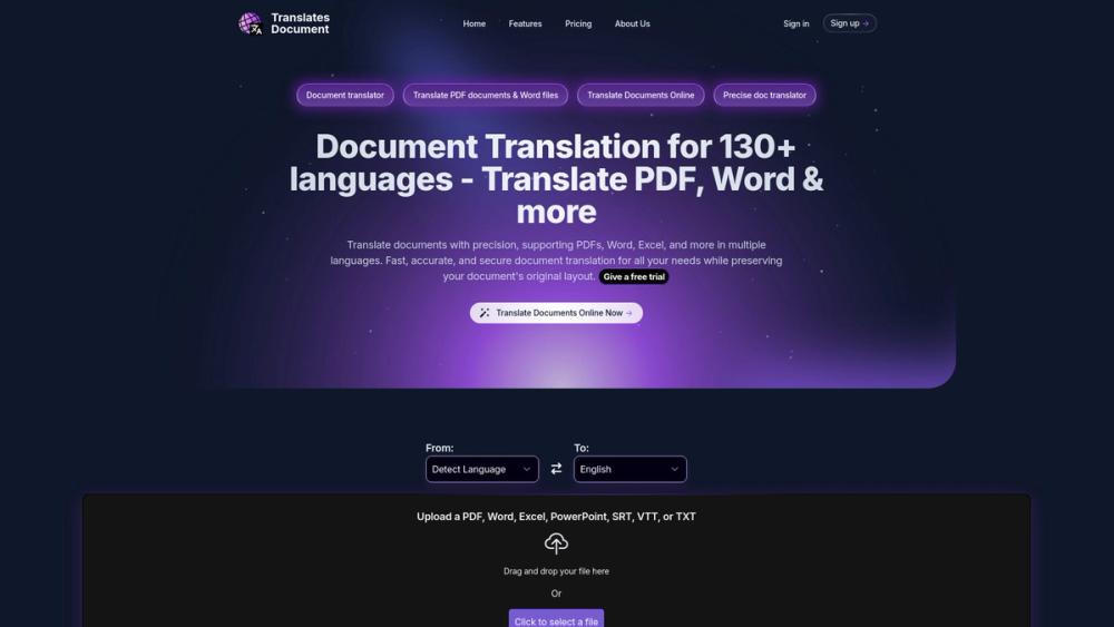 image for TranslatesDocument