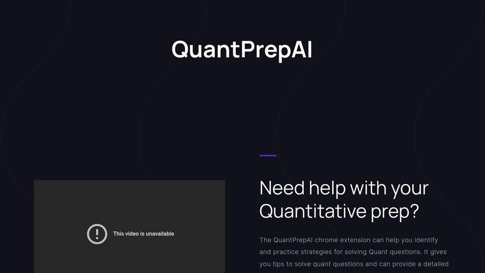 image for QuantPrep AI - GRE & GMAT Quant Prep