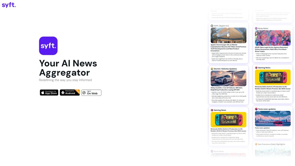 image for Syft AI News Aggregator