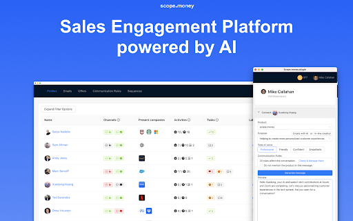 image for Sales Engagement Tool powered by AI