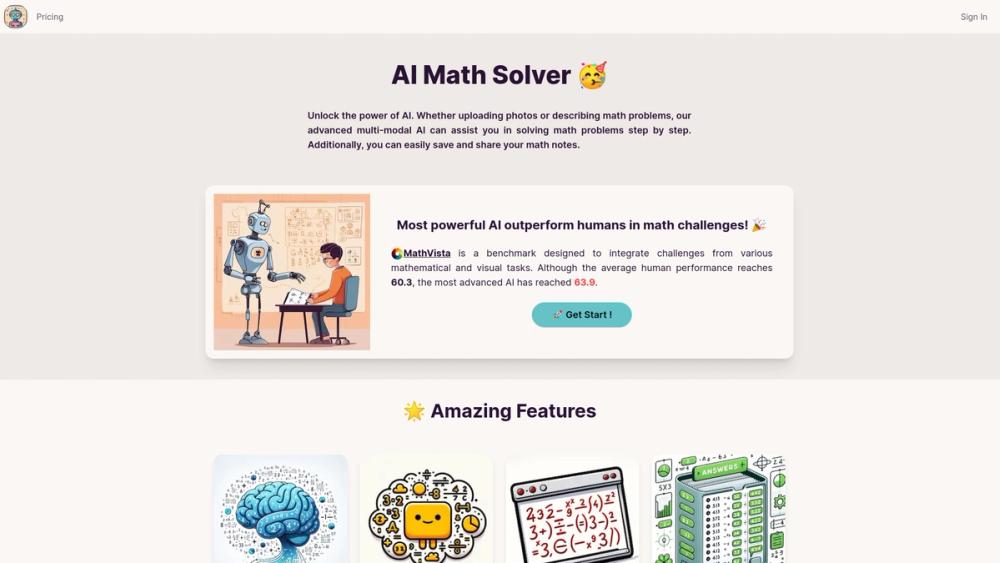 image for AI Math Solver