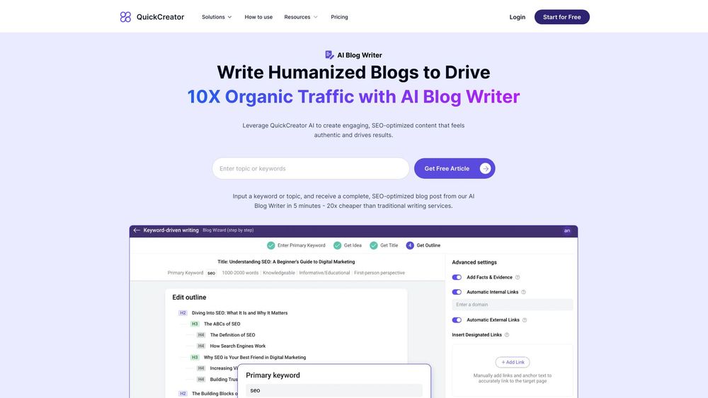 image for AI Blog Writer