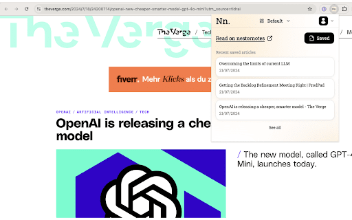 image for Nestornotes.com chrome extension
