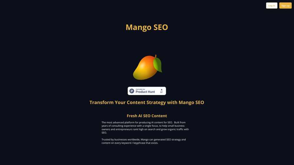 image for Mango SEO AI