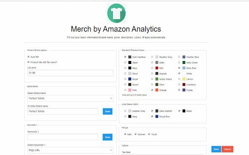 image for Merch By Amazon Analytics