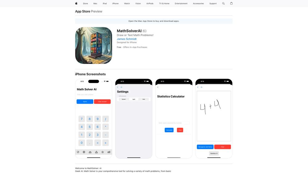 image for MathSolverAI