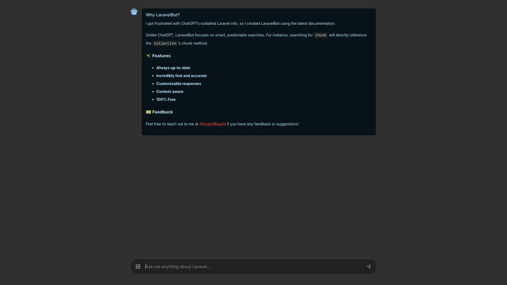 image for LaravelBot