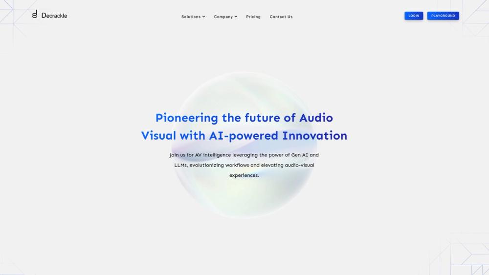 image for Decrackle Playground & APIs