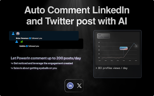 image for PowerIn | Automate LinkedIn Comment