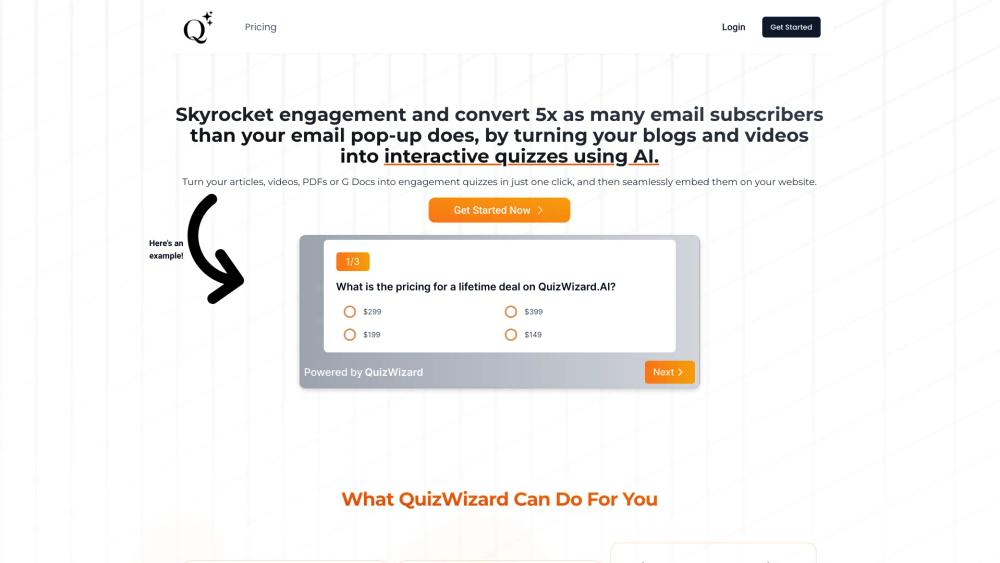 image for QuizWizard AI