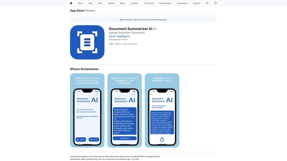image for Document Summarizer AI