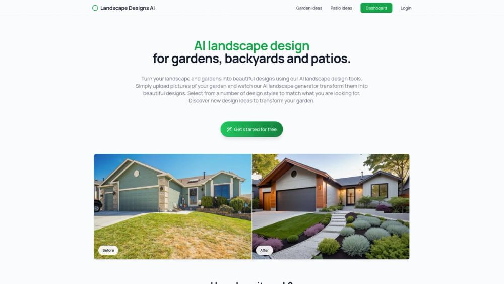 image for Landscape Designs AI