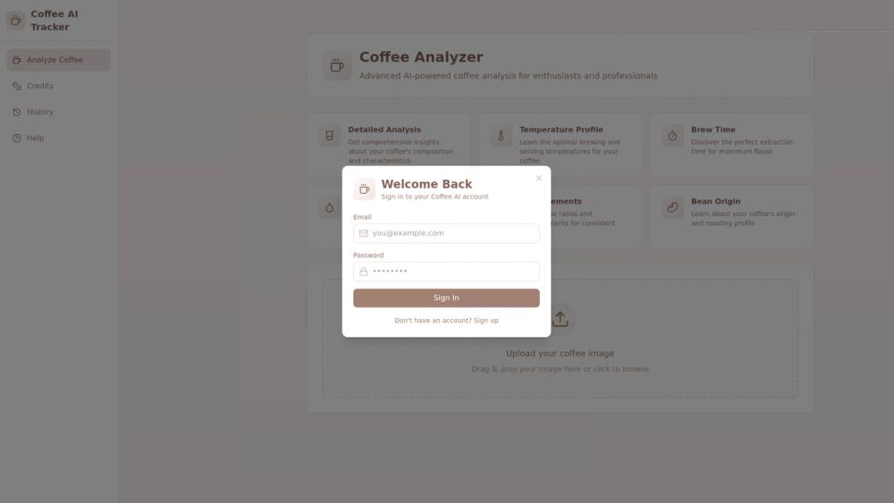 image for Coffee AI Tracker