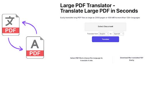 image for Large PDF Translator