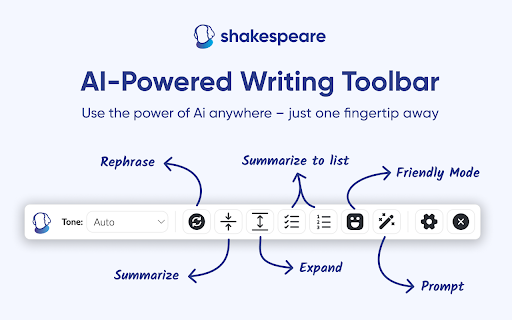 image for Shakespeare AI Toolbar: AI Writing Anywhere