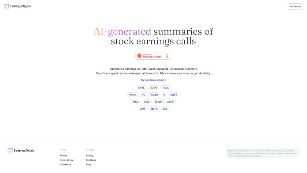 image for EarningsDigest
