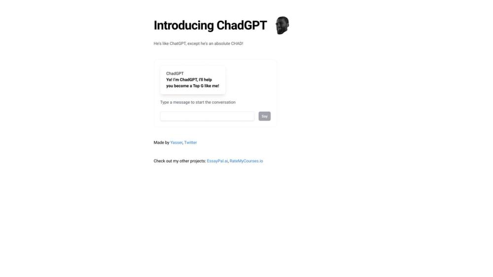 image for ChadGPT