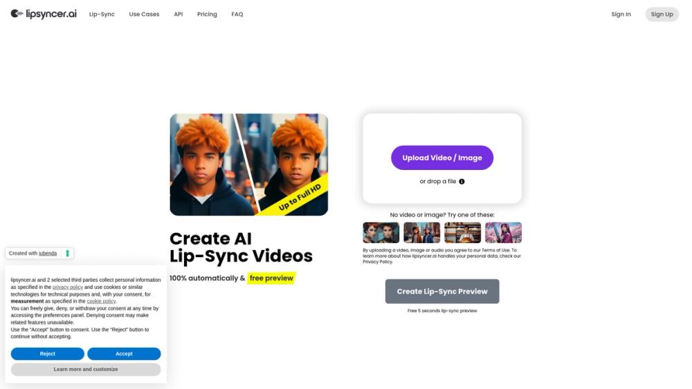 image for lipsyncer.ai