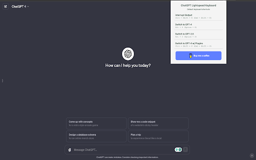 image for ChatGPT Lightspeed Keyboard