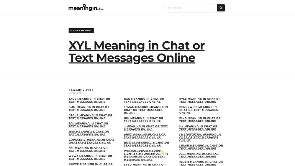 image for MeaningIn.Chat