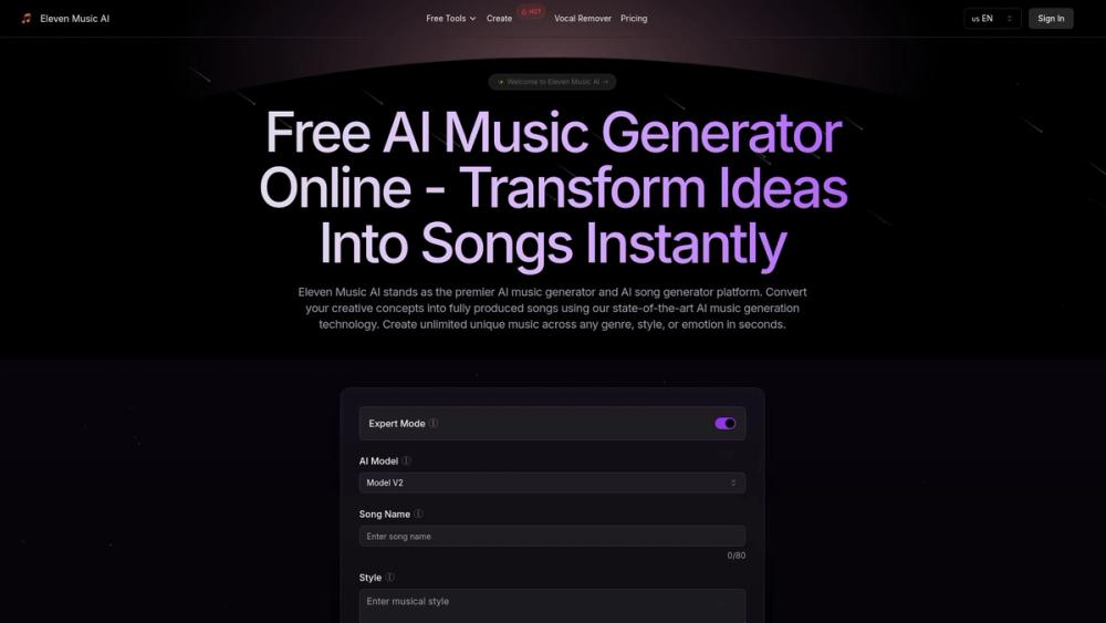 image for Eleven Music AI