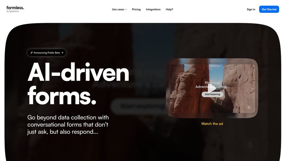 image for Formless (by Typeform)
