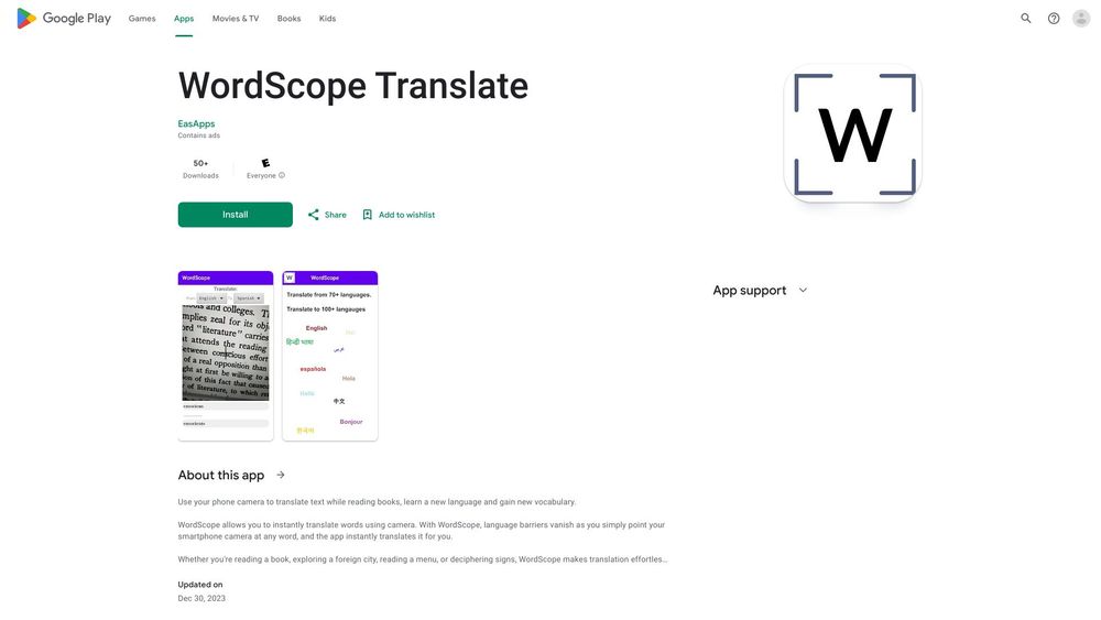 image for WordScope Translate