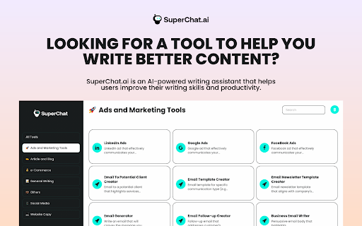 image for SuperChat.ai Extension